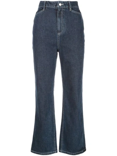 Shop Rosetta Getty Bootcut Jeans In Blue