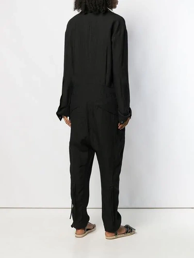 Shop Masnada Tuta Mont Jumpsuit In Black