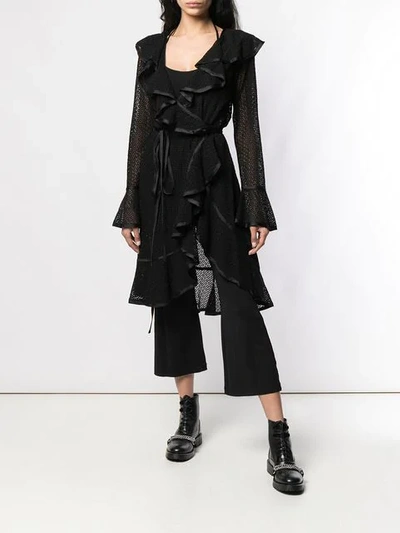 Shop Marc Jacobs Layered Ruffle Jumpsuit In Black