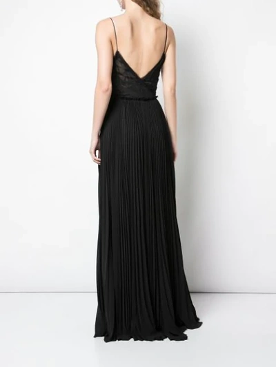 Shop Jason Wu Collection Geripptes Spaghettikleid In Black