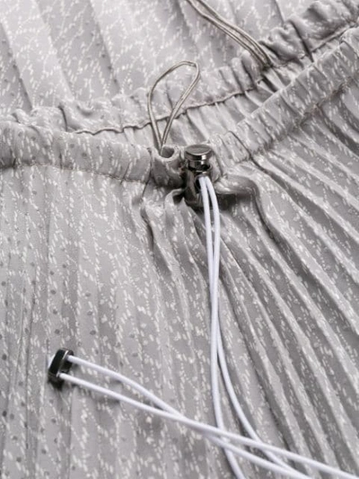Shop Fendi Sunray Pleated Skirt In Grey
