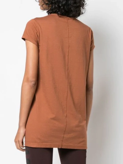 Shop Rick Owens Relaxed Short-sleeve T-shirt In Brown