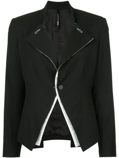 Shop Taylor Duo Sequence Blazer In Black