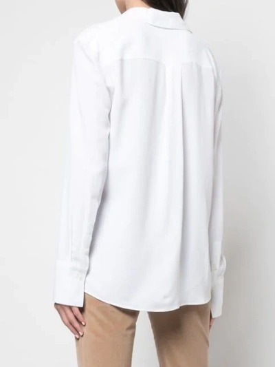 Shop Altuzarra 'bowie' Top In Natural White