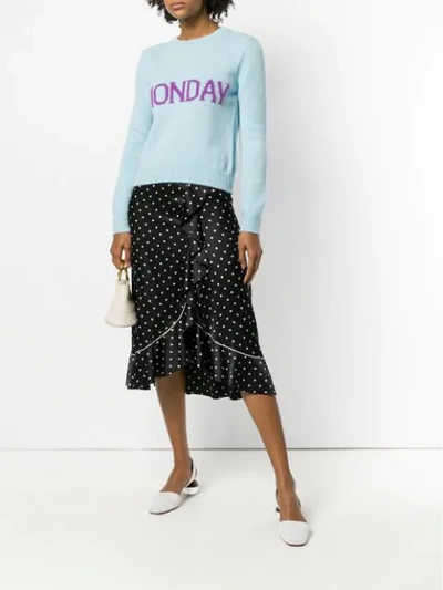 Shop Alberta Ferretti Monday Jumper In Blue