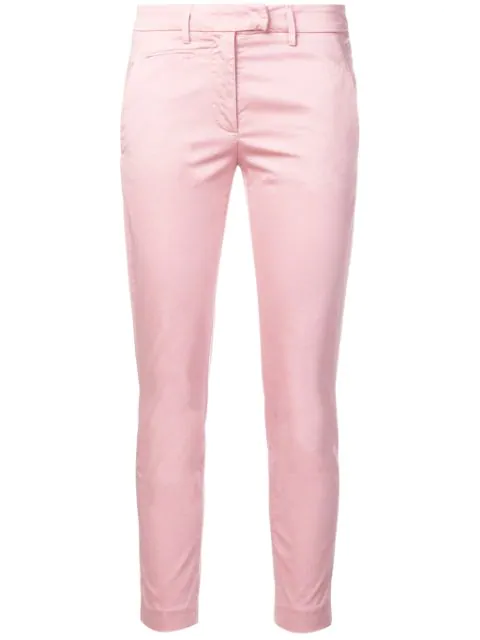 pink skinny trousers