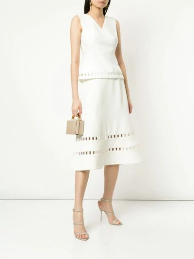 Shop Rachel Gilbert Adeline Skirt - White