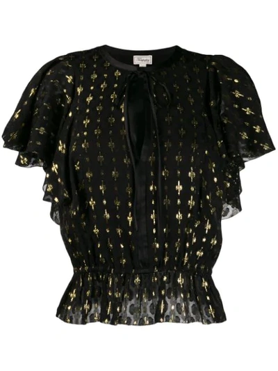 Shop Temperley London Sukie Blouse In Black