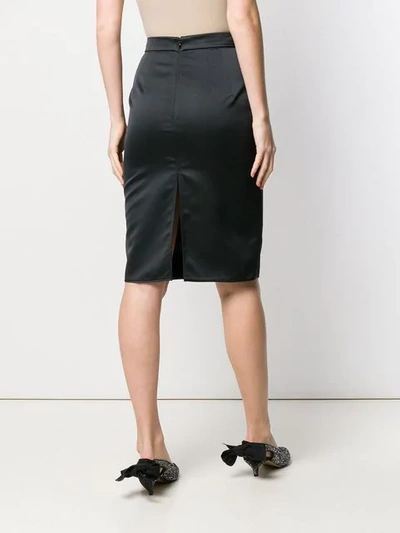 Shop N°21 Classic Pencil Skirt In Black