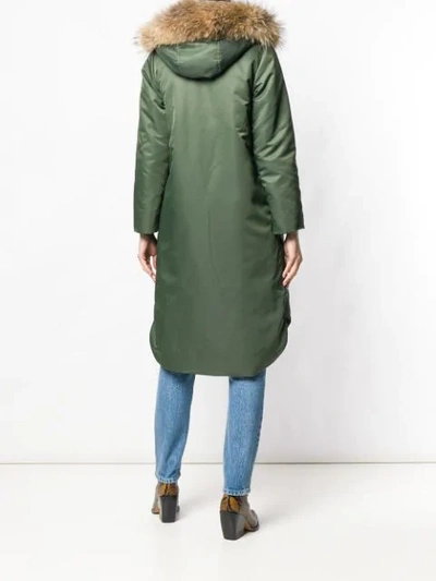 Shop Ava Adore Hooded Parka Coat - Green