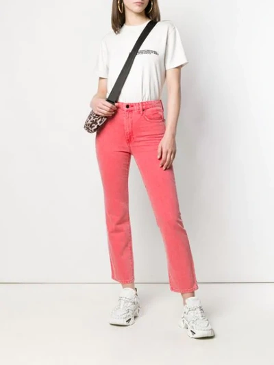 Shop Alexander Wang Skinny Jeans In Red