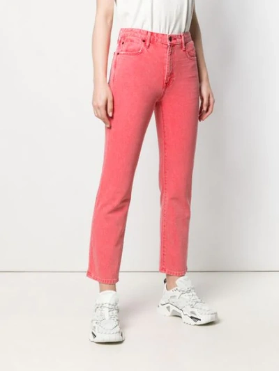 Shop Alexander Wang Skinny Jeans In Red