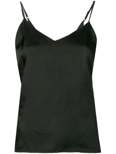 ANDREA YA'AQOV V-NECK VEST TOP - 黑色