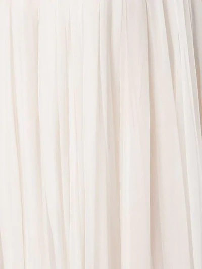 Shop Giambattista Valli Long Ruffle Skirt In White
