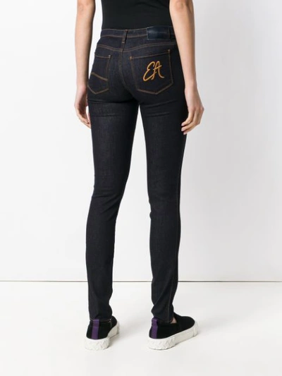Shop Emporio Armani Slim Fit Jeans - Blue
