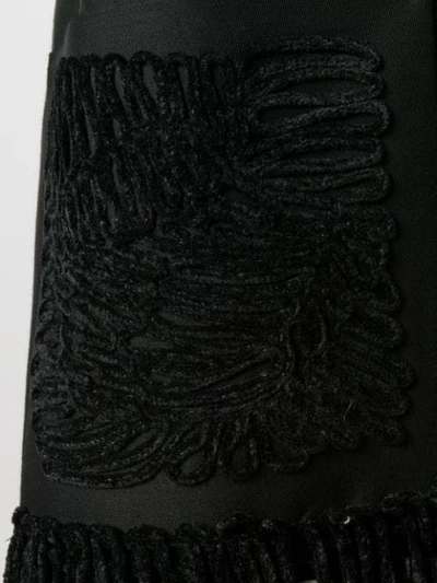 Shop Proenza Schouler Cord Fringe Coat In Black