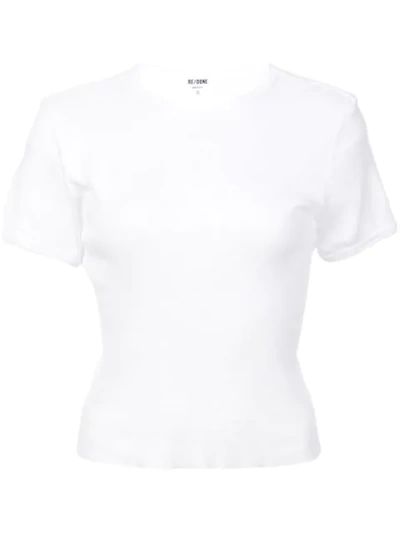 RE/DONE 罗纹T恤 - 白色