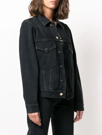 Goldsign The Morton Denim Jacket In Black