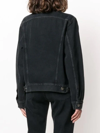 Goldsign The Morton Denim Jacket In Black