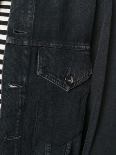 Goldsign The Morton Denim Jacket In Black