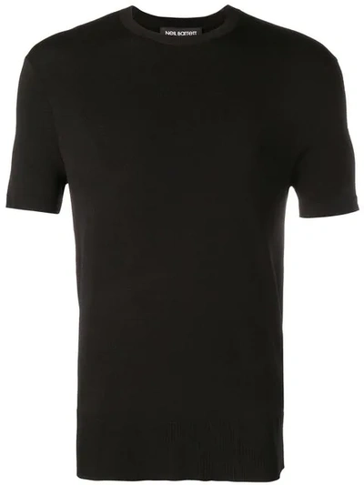 NEIL BARRETT 超大款T恤 - 黑色