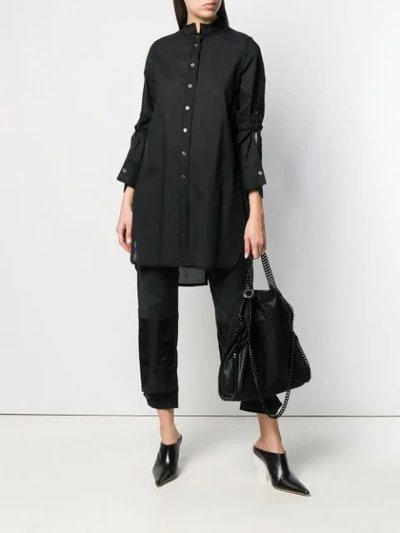 Shop Ann Demeulemeester Long Shirt - Black