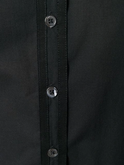 Shop Ann Demeulemeester Long Shirt - Black