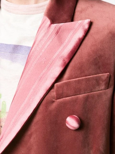 Shop Golden Goose Blazer Jacket In Pink