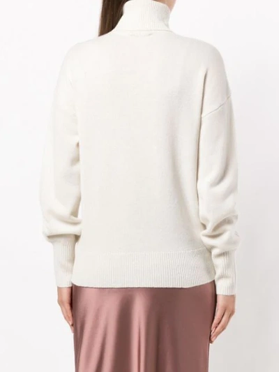 Shop Theory Roll Neck Sweater - White