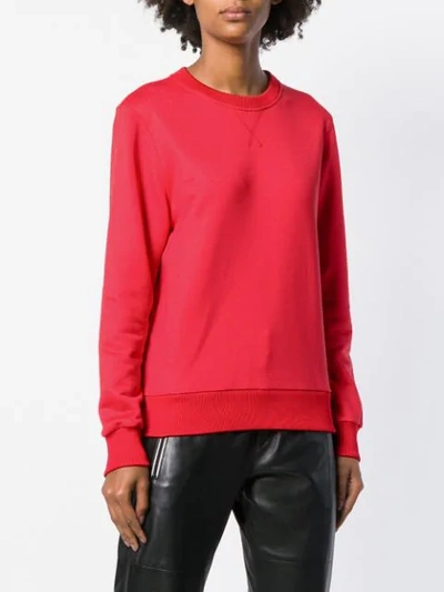 Shop Tom Ford Crew Neck Sweatshirt - Red