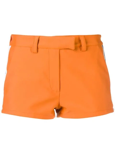 Shop Gcds Logo Short Shorts In Orange