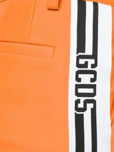 Shop Gcds Logo Short Shorts In Orange