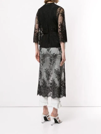 Shop Guild Prime Floral Lace Dress - Black