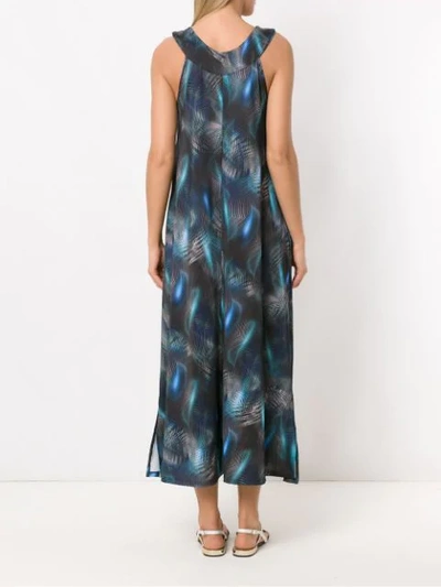 Shop Lygia & Nanny Printed Manati Dress In Blue