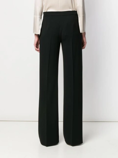 Shop Max Mara Flared Trousers - Black