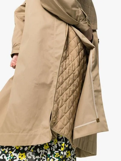 Shop Preen By Thornton Bregazzi Hannah Padded Oversized Coat In Camel