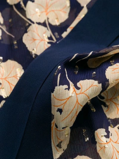 Shop Diane Von Furstenberg Terry Kaftan Dress In Blue