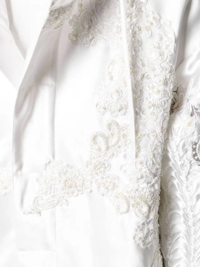 Shop A.f.vandevorst Wedding Parka Coat In White