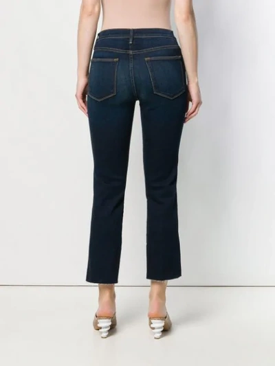 Shop Frame Cropped Bootcut Jeans - Blue