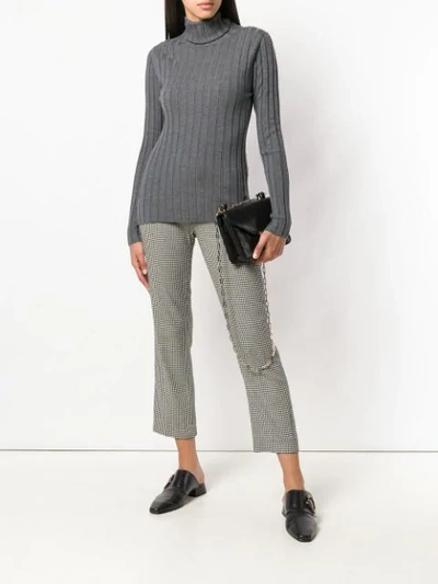 Shop Aspesi Perfectly Fitted Sweater In Grey