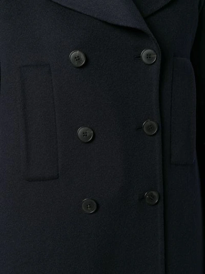 Shop Valentino Cashmere Button-front Coat In Black