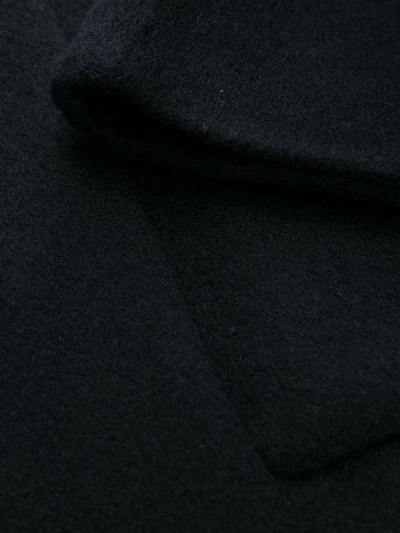 Shop Valentino Cashmere Button-front Coat In Black