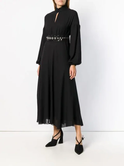 Shop Giambattista Valli Flared Loose Dress - Black