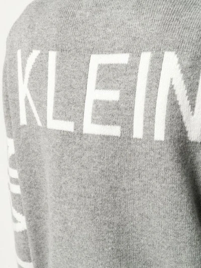 Shop Calvin Klein Jeans Est.1978 Logo Print Sweatshirt In Grey