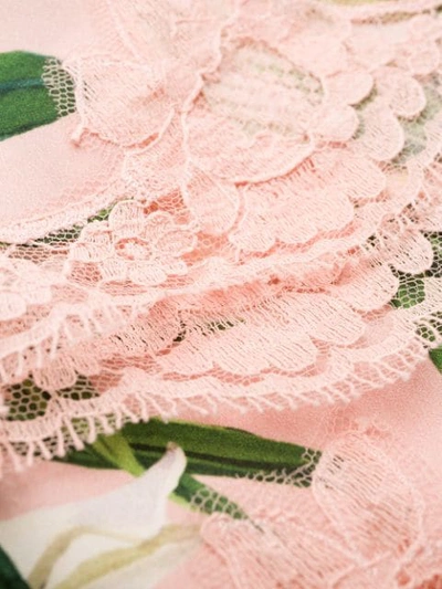 Shop Dolce & Gabbana Floral Print Shorts In Pink