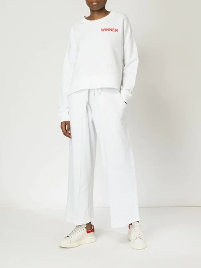 Shop Aalto Winner Sweater In White