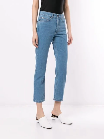 Shop Nanushka Palm Jeans In Blue