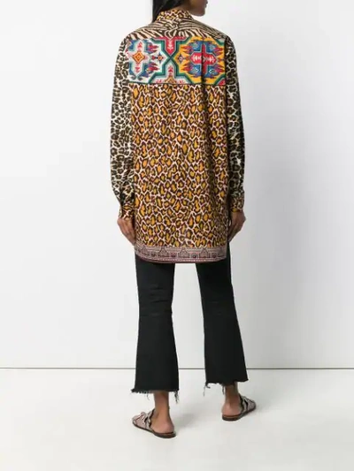 PIERRE-LOUIS MASCIA PRINTED BLOUSE - 棕色