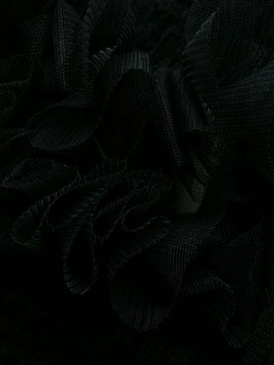 Shop Molly Goddard Ruffled Tulle Blouse In Black