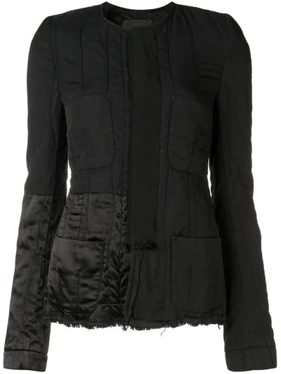 Haider Ackermann Round Neck Jacket In Black